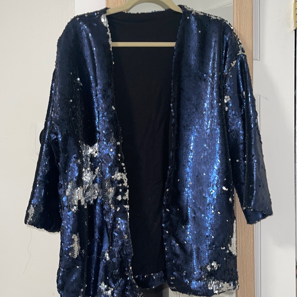 Glitter jacket cardigan